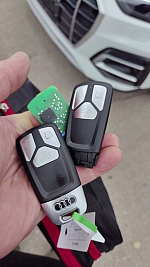 Изготовление дополнительной платы ключа Audi Q5 2021 год.